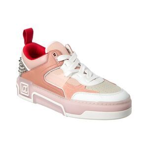 Christian Louboutin Astroloubi Leather & Mesh Sneaker, Pink